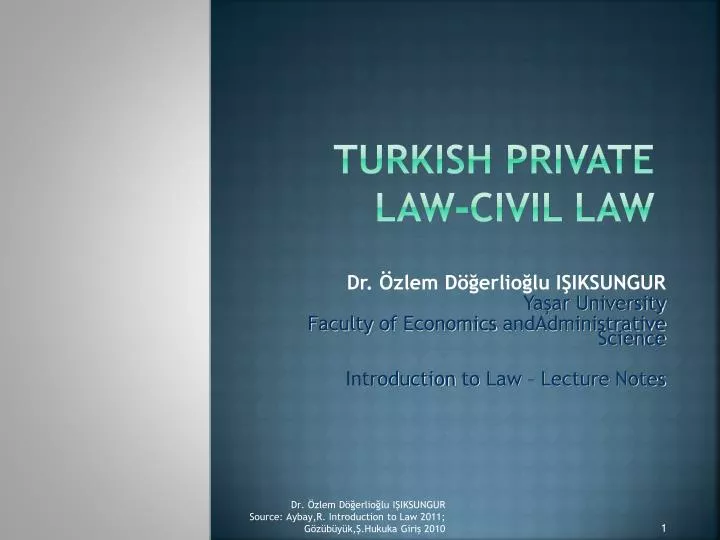 turkish private law civil law