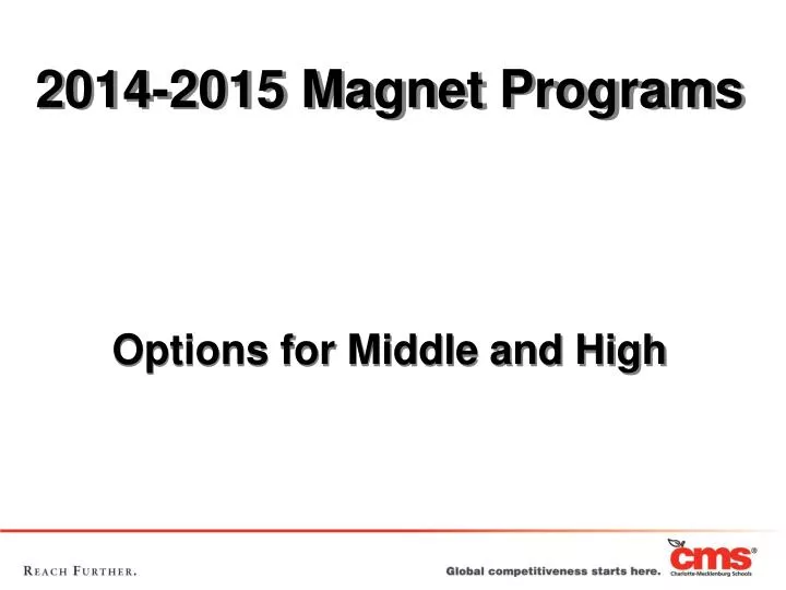2014 2015 magnet programs