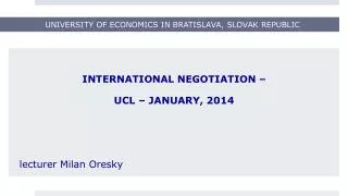 UNIVERSITY OF ECONOMICS IN BRATISLAVA, SLOVAK REPUBLIC