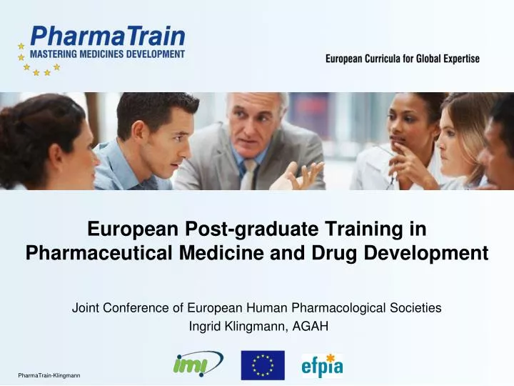 european post graduate training in pharmaceutical medicine and drug development