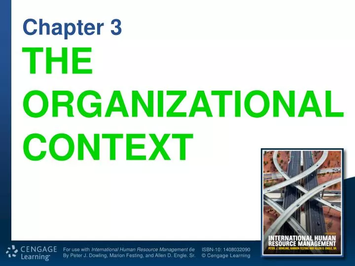 the organizational context