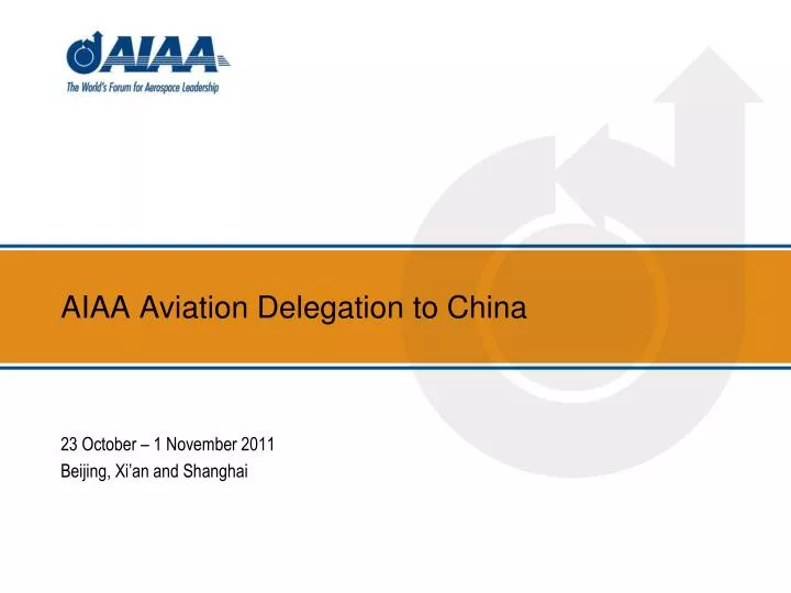 aiaa aviation delegation to china