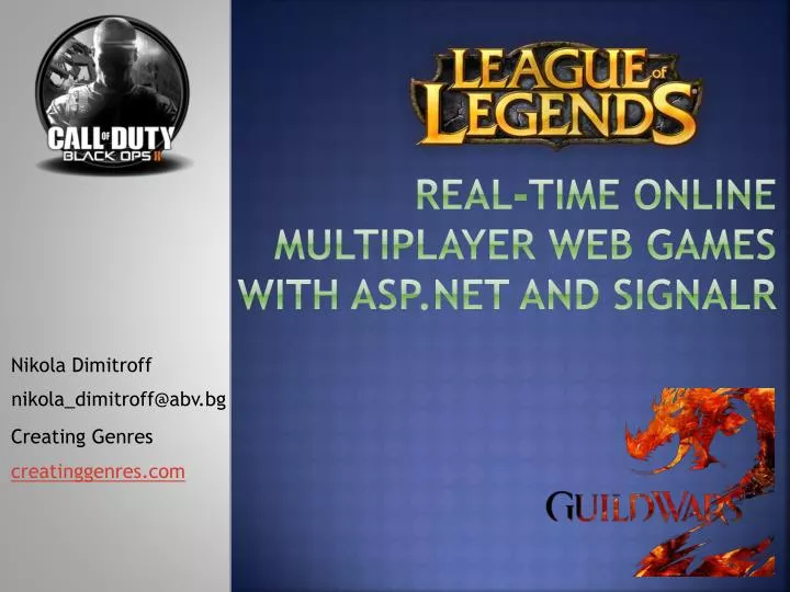 real time online multiplayer web games with asp net and signalr
