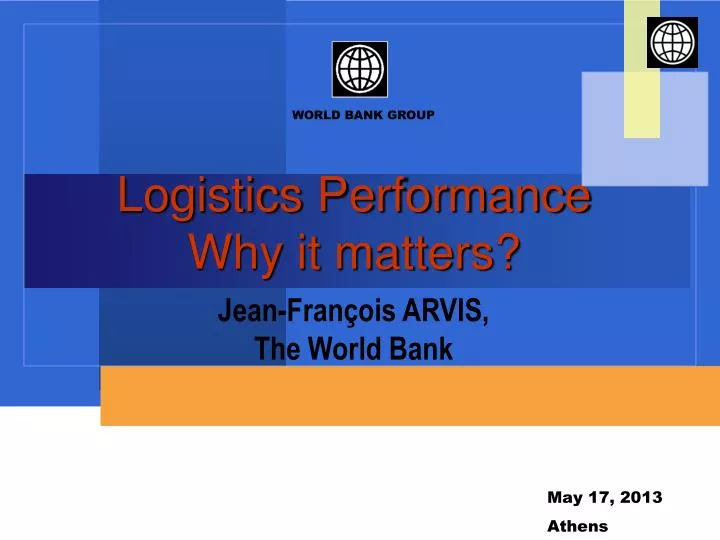 logistics performance why it matters