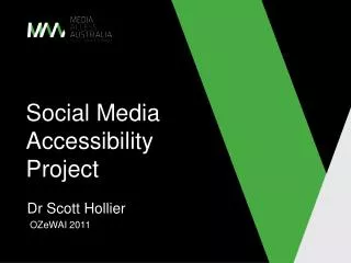 Social Media Accessibility Project