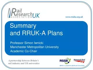 summary and rruk a plans