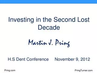 Investing in the Second Lost Decade
