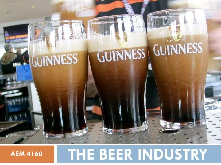 the beer industry