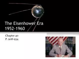 The Eisenhower Era 1952-1960
