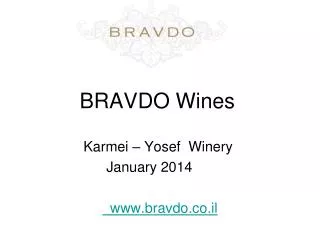 BRAVDO Wines