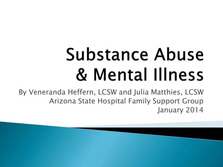 substance abuse mental illness