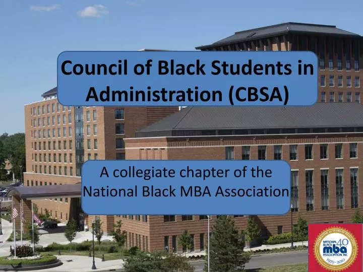 council of black students in administration cbsa