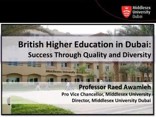 British Higher Education in Dubai: Success Through Quality and Diversity