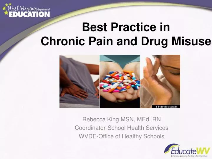 best practice in chronic pain and drug misuse