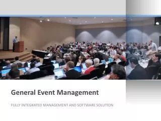 General Event Management