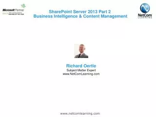 SharePoint Server 2013 Part 2 Business Intelligence &amp; Content Management