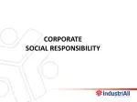 CORPORATE SOCIAL RESPONSIBILITY - slide 1