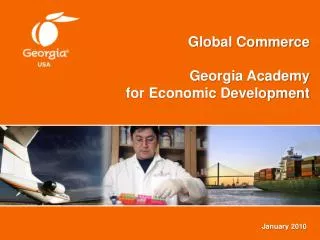 Global Commerce Georgia Academy for Economic Development