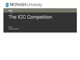 The ICC Competition