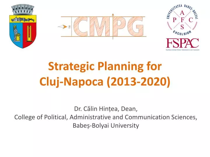 strategic planning for cluj napoca 2013 2020