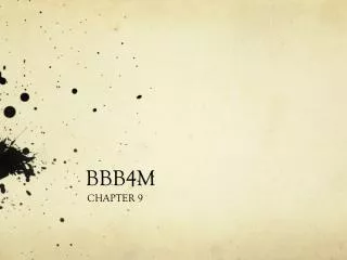 BBB4M