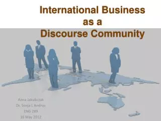 International Business as a Discourse Community