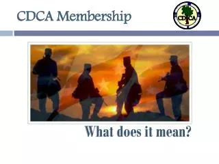 CDCA Membership