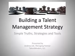 Building a Talent Management Strategy