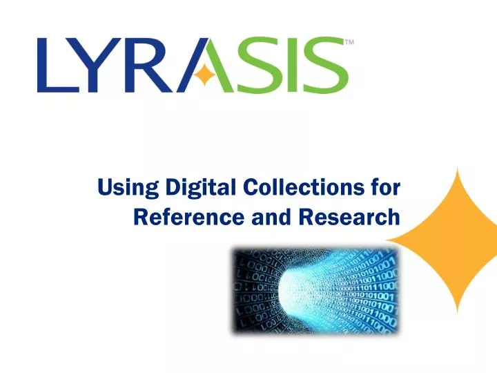 using digital collections for reference and research
