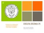 DELTA SIGMA PI - slide 1