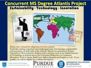 Concurrent MS Degree Atlantis Project