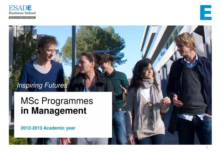 msc programmes in management