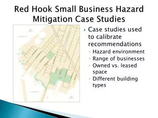 Red Hook Small Business Hazard Mitigation Case Studies