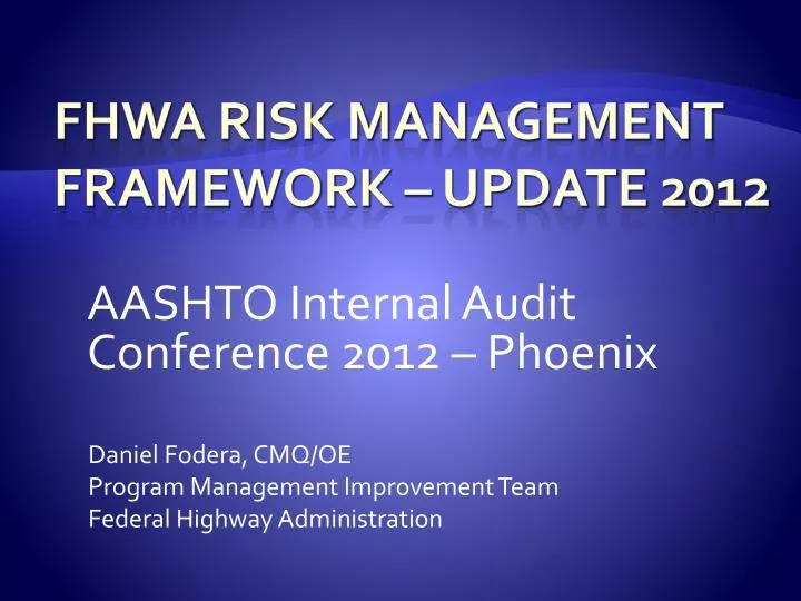 aashto internal audit conference 2012 phoenix
