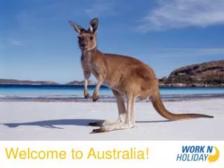 Welcome to Australia!