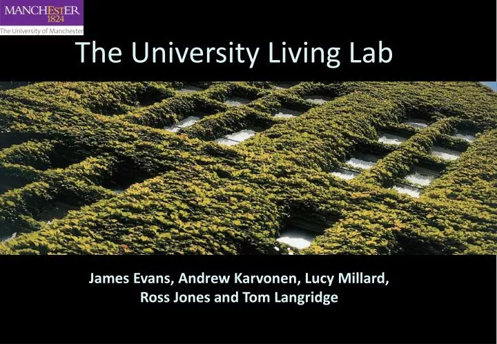 the university living lab