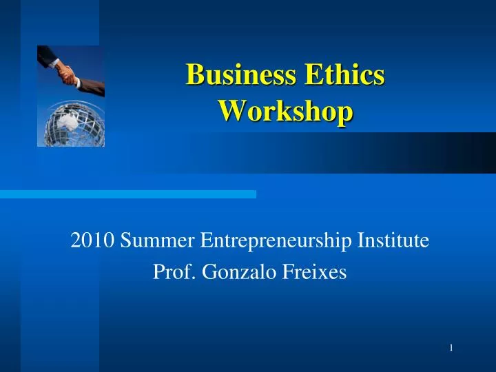 business ethics workshop