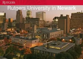 Rutgers University in Newark