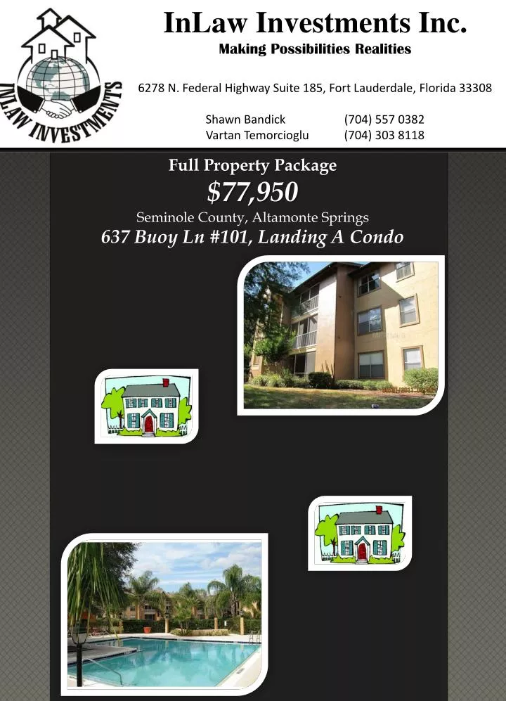 full property package 77 950 seminole county altamonte springs 637 buoy ln 101 landing a condo