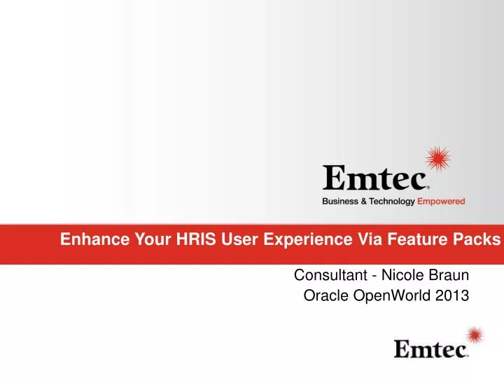 enhance your hris user experience via feature packs