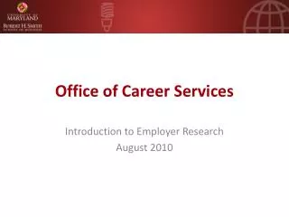 Office of Career Services