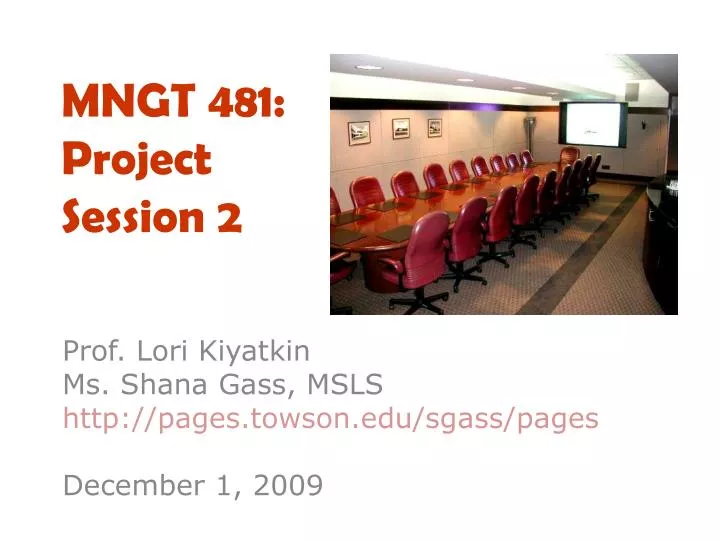 mngt 481 project session 2