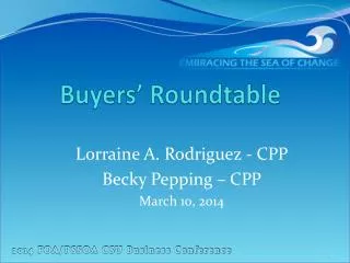 Buyers’ Roundtable