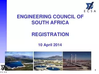 ENGINEERING COUNCIL OF SOUTH AFRICA REGISTRATION