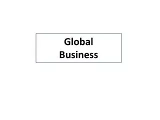 Global Business