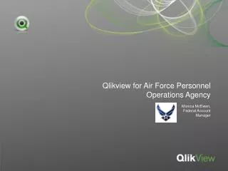 Qlikview for Air Force Personnel Operations Agency