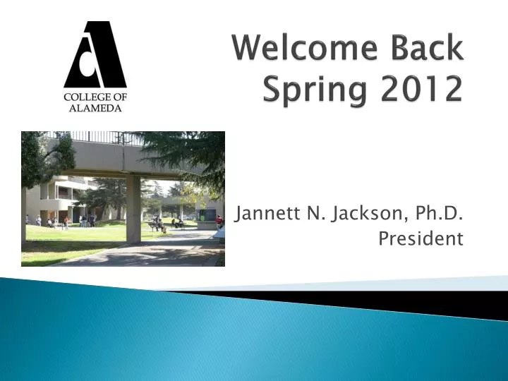 welcome back spring 2012