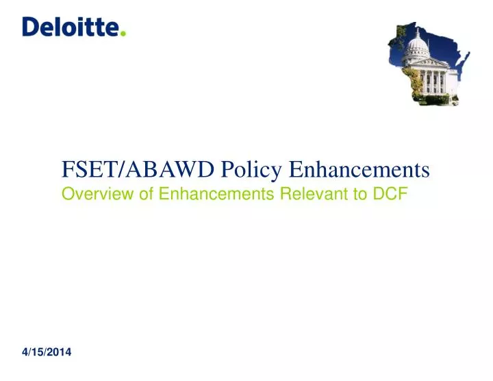 fset abawd policy enhancements overview of enhancements relevant to dcf