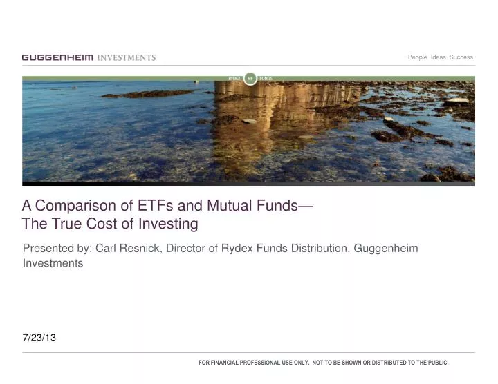a comparison of etfs and mutual funds the true cost of investing
