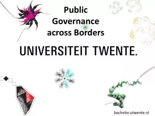 Public Governance across Borders